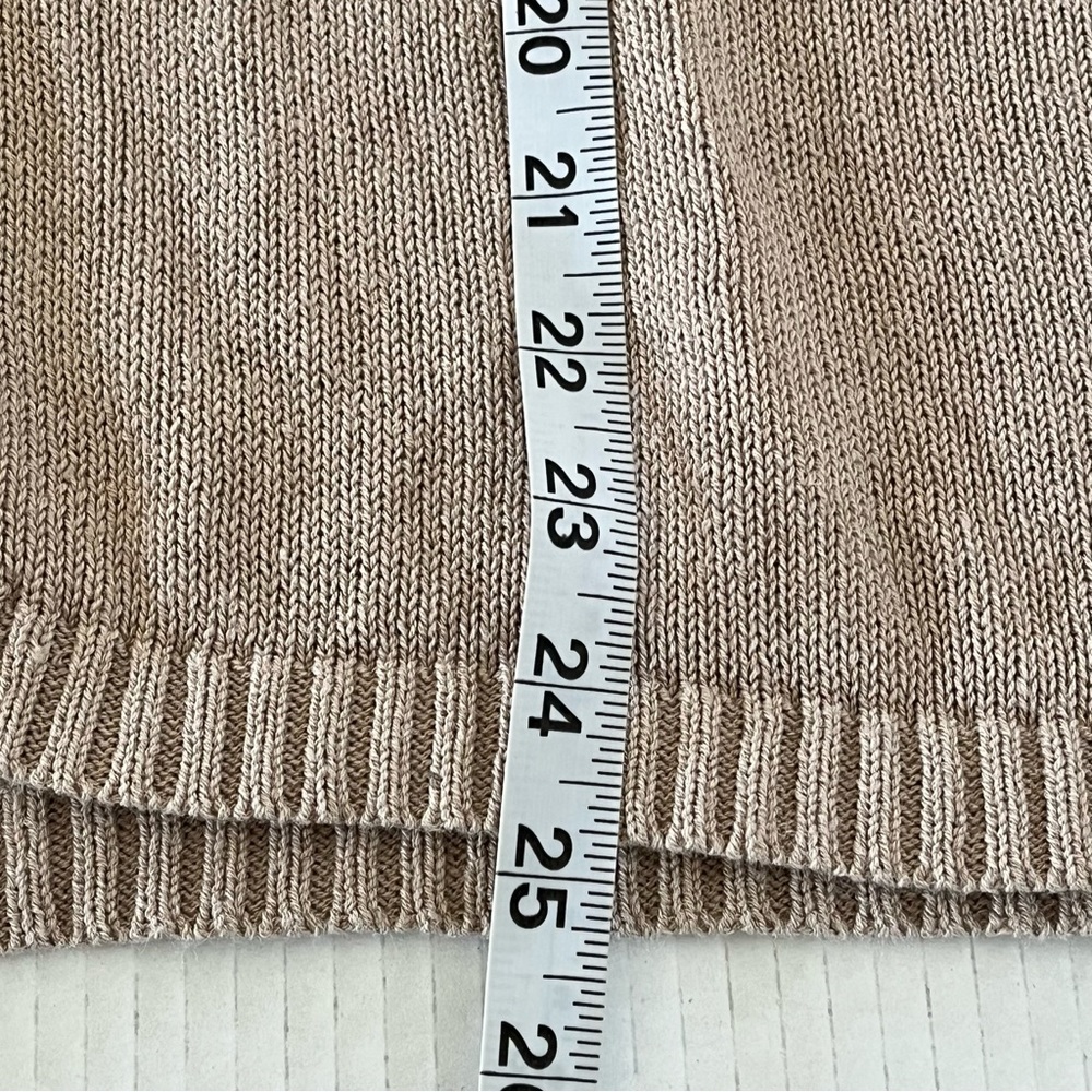 Nordstrom Women’s Vintage Long Sleeve Linen Blend Button Up Cardigan Sweater L - Picture 7 of 11